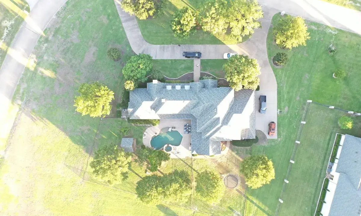 New shingle roof installation on a home in Mahomet